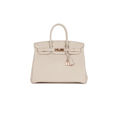 HERMES BIRKIN 35 TOGO ROSE GOLD HARDWARE (35*25*18cm)